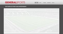 Desktop Screenshot of generalsports.com